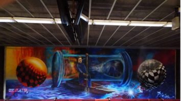 GALERIE FOTO-VIDEO. Cel mai decorat bărbat din istoria României la JO, comemorat printr-un mural la metrou