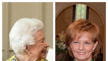 Elisabeta a II a și Principesa Margareta a României