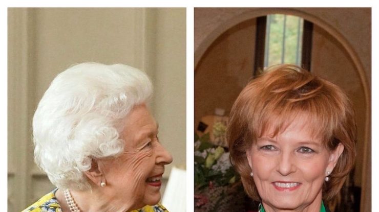 Elisabeta a II a și Principesa Margareta a României