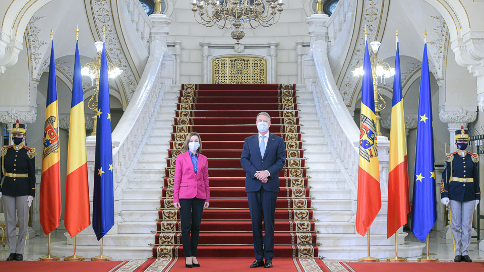 Președintele Republicii Moldova, Maia Sandu, în vizită oficială în România