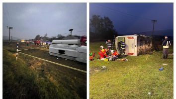 Accident grav între un autocar cu 20 de persoane și o cisternă cu combustibil. A fost activat Planul Roșu