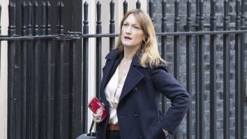 November 12, 2020, London, London, UK: London, UK. Government spokesperson Allegra Stratton departs 10 Downing Street. (Credit Image: © George Cracknell Wright/London News Pictures via ZUMA Wire)