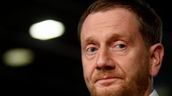 Minister-President of Saxony Kretschmer presser in Dresden