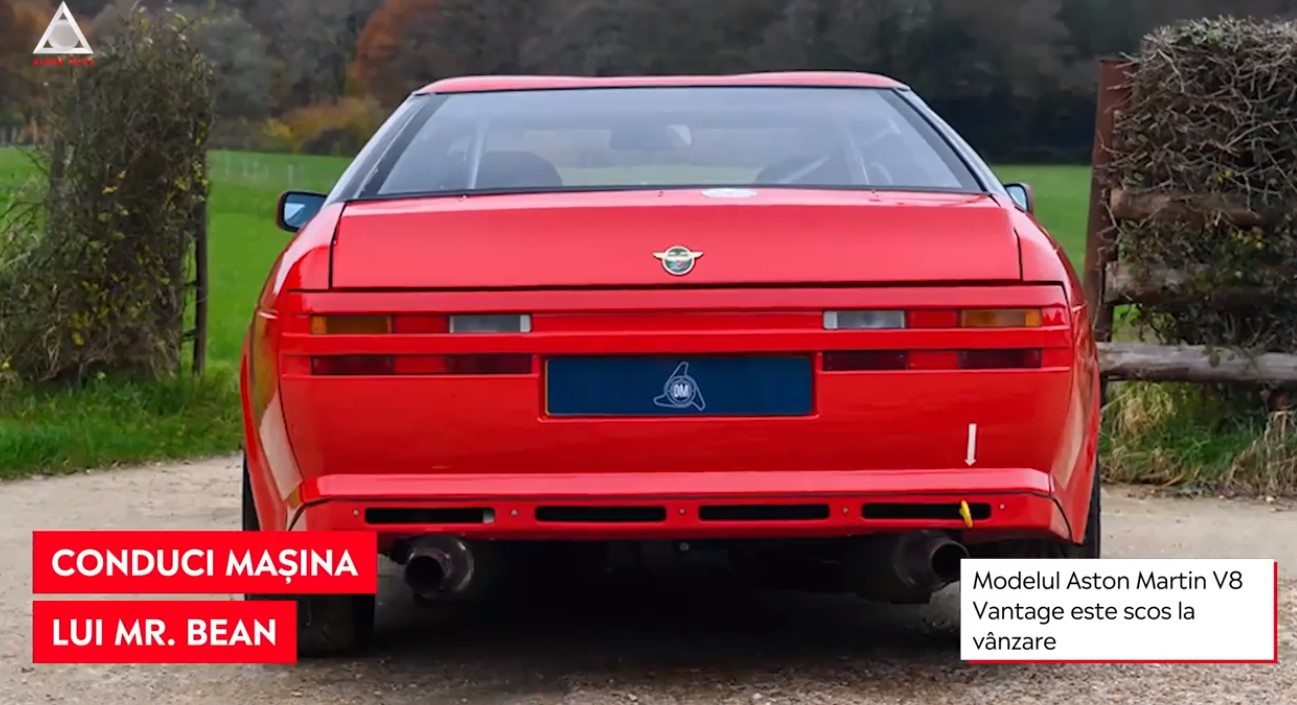 Un Aston Martin V8 Vantage Zagato din 1986 a fost scos la vânzare