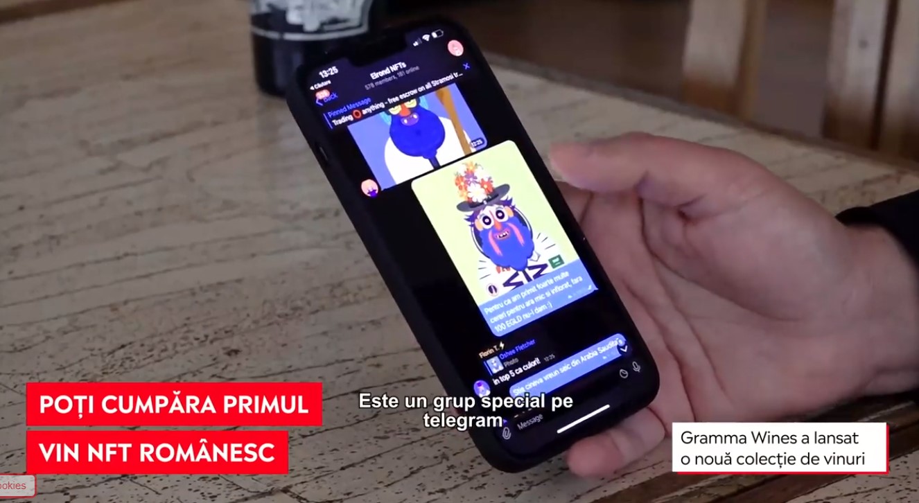 Primul vin NFT românesc. Marian Olteanu:  „Le-am denumit, zic eu, destul de inspirat, cu trei termeni specifici din comunitatea crypto”