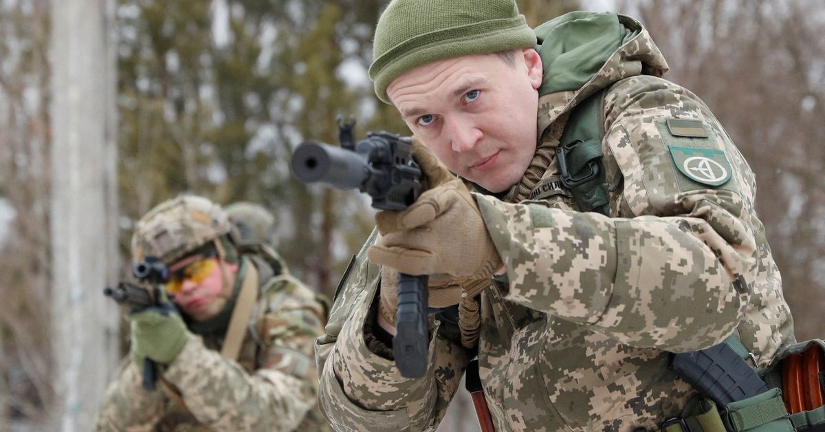 Rezerviștii ucraineni se pregătesc pentru un posibil conflict cu Rusia