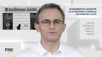 Fini sunt! Economiștii se așteaptă la o creștere a cursului leu-euro de 2-2,5%
