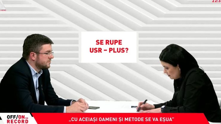Irineu Darău, senator USR: „Tensiunea acum este foarte mare în USR. Mi-ar plăcea să spun că nu există riscul ruperii”