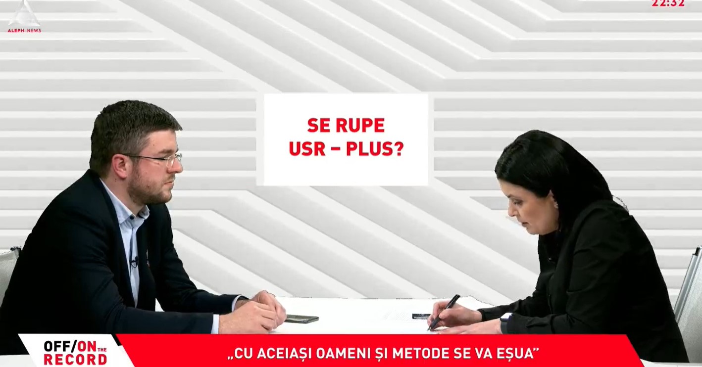 Irineu Darău, senator USR: „Tensiunea acum este foarte mare în USR. Mi-ar plăcea să spun că nu există riscul ruperii”