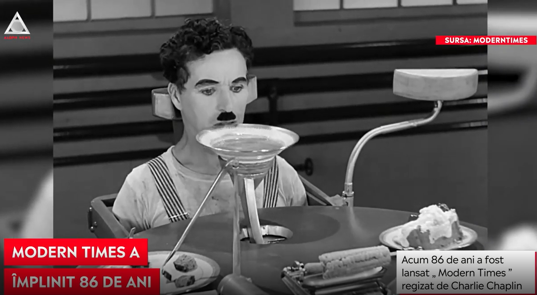 Ultimul film mut al lui Charlie Chaplin împlinește 86 de ani