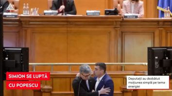 VIDEO. Discursul ministrului Energiei, întrerupt de George Simion: „Hoțule” vs. „Ești un prost”