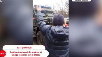 Localnicii din regiunea Harkov au înfruntat soldații ruși