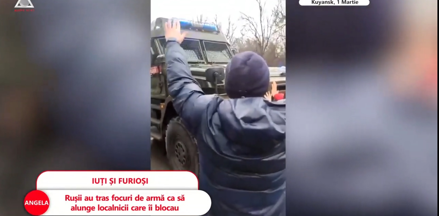 Localnicii din regiunea Harkov au înfruntat soldații ruși