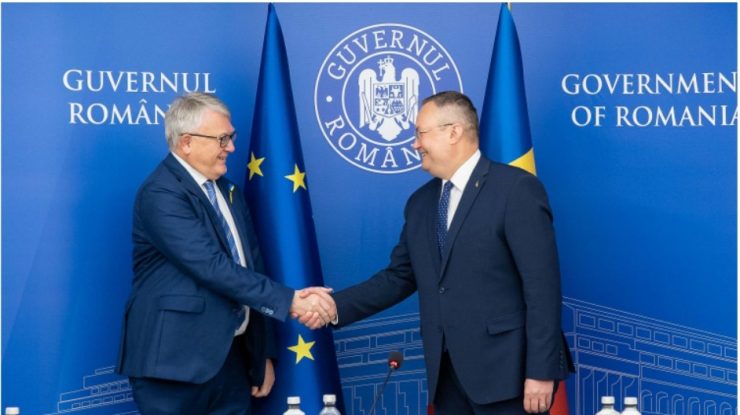 Ciucă, discuţii cu Nicolas Schmit, comisarul european pentru locuri de muncă şi drepturi sociale