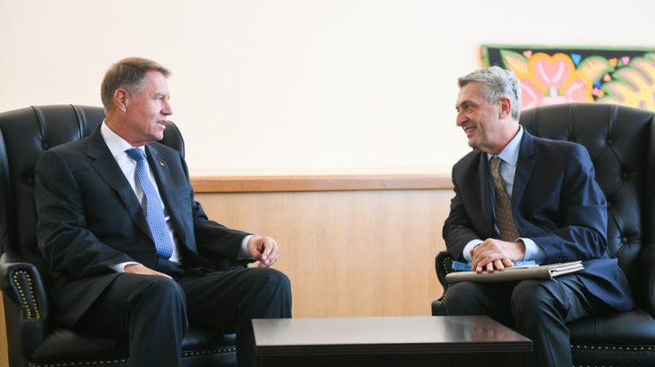 Înaltul Comisar al Naţiunilor Unite pentru Refugiaţi a fost primit de Klaus Iohannis la Palatul Cotroceni