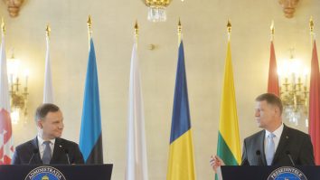 Preşedintele Poloniei, Andrzej Duda, primit la Palatul Cotroceni de Klaus Iohannis