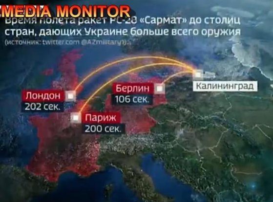 Simulare periculoasă la televiziunea rusă: 202 secunde pentru a incinera Londra cu o bombă atomică