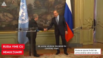 ONU cere încetarea focului, în timp ce Rusia insistă ca Occidentul să nu mai trimită arme Ucrainei, deoarece gestul nu va avea un „rezultat pozitiv”