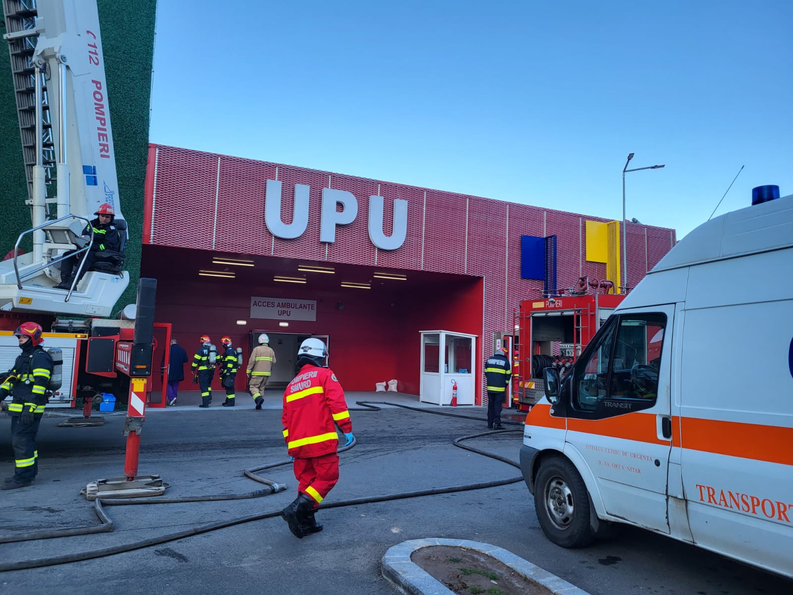 Un incendiu a avut loc la spitalul Bagdasar-Arseni în această dimineață