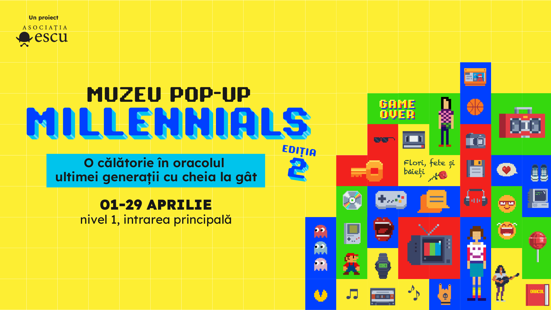 Muzeul Pop-Up găzduiește o nouă expoziție dedicată generației cu cheia la gât