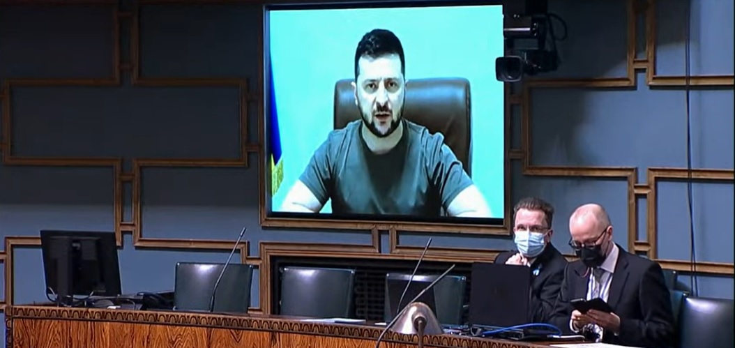 Zelenski s-a adresat Parlamentului Finlandez: „Înțelegeți că, dacă armata rusă primește ordinul de a vă invada țara, va face același lucru și cu Finlanda”