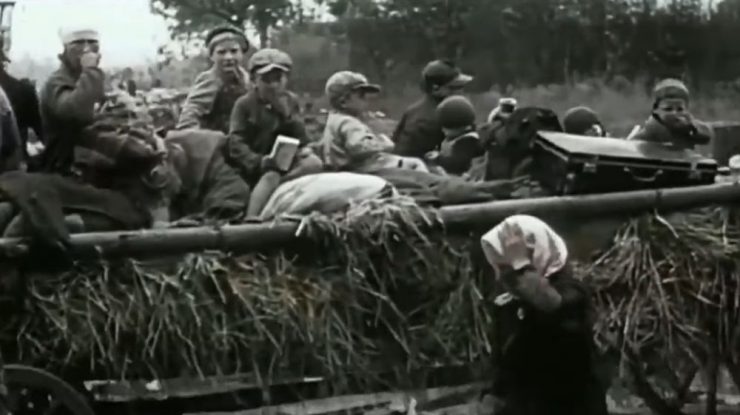 Civili afectați de război la Stalingrad