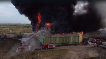 O hală din Timișoara a luat foc. A fost trimis mesaj de avertizare RO-ALERT