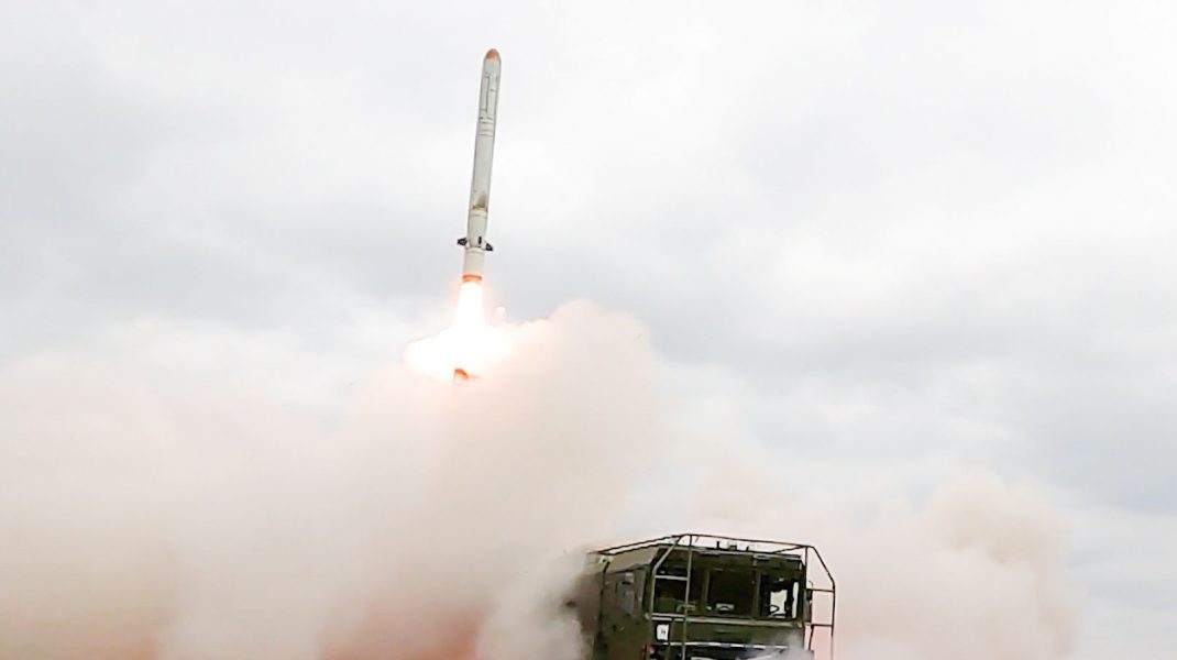 O rachetă Iskander folosită în Ucraina
