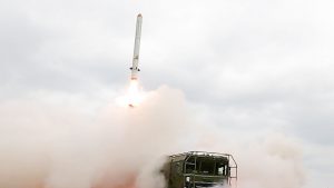O rachetă Iskander folosită în Ucraina