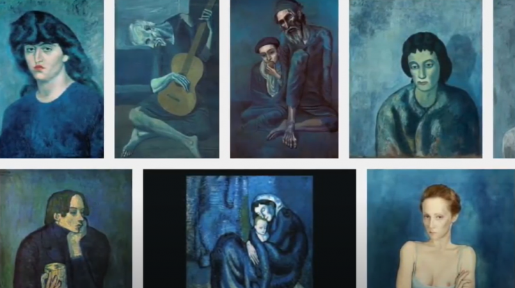 În ultimele două decenii, cercetătorii au descoperit picturi ascunse în mai multe lucrări din „Perioada albastră” a lui Pablo Picasso