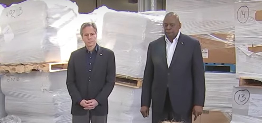 Oficialii SUA Antony Blinken și Lloyd Austin, conferință de presă în Polonia în urma vizitei la Kiev