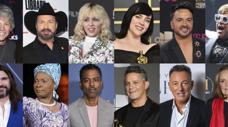 Zeci de celebrități își arată sprijinul pentru Ucraina, într-o campanie pe rețelele de socializare