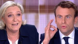 Le Pen și Macron