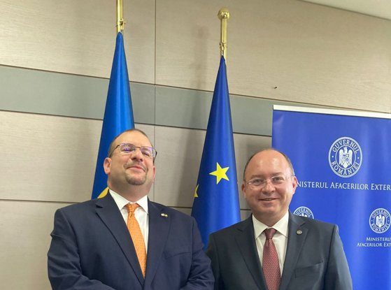 Bogdan Aurescu si David Muniz