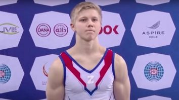 Un gimnast rus a fost interzis la competiții pentru un an pentru că a purtat simbolul „Z” pro-război