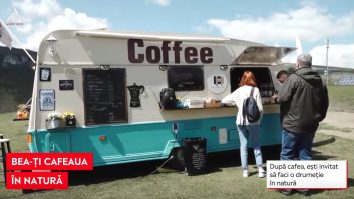 Doi tineri ingineri vând cafea direct în mijlocul naturii, la numai 30 de kilometri de Cluj
