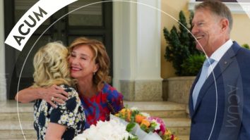 Jill Biden a ajuns la întâlnirea cu soţia preşedintelui României, Carmen Iohannis