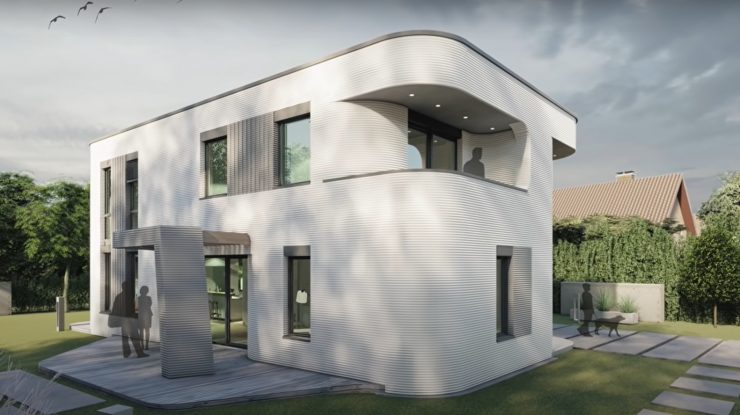 Casele din materiale printate 3D ar putea rezolva criza de locuințe