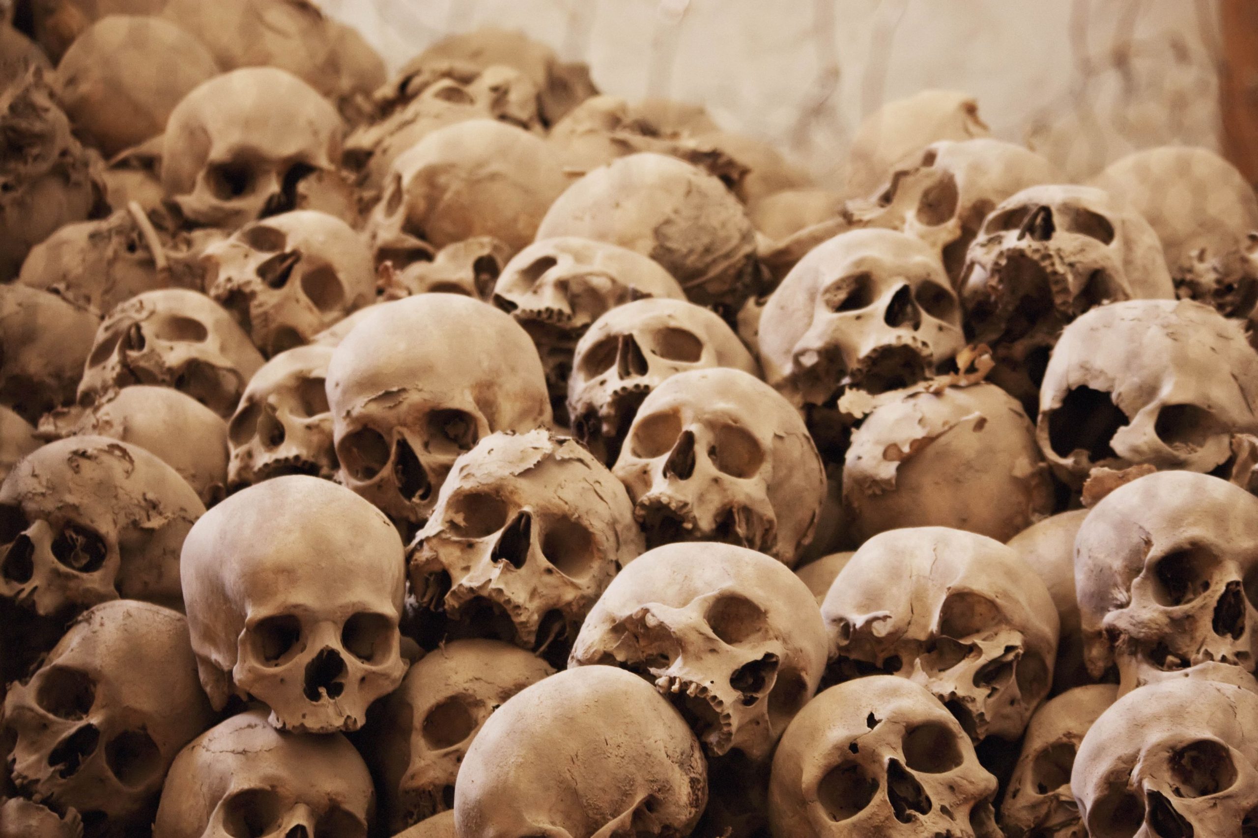Sute de cranii, rămase în urma unui sacrificiu uman, găsite în sudul Mexicului