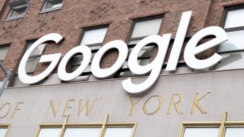 A shop sign of Google, on May 07, 2022 in New-York City, USA. Photo by David Niviere/ABACAPRESS.COM
