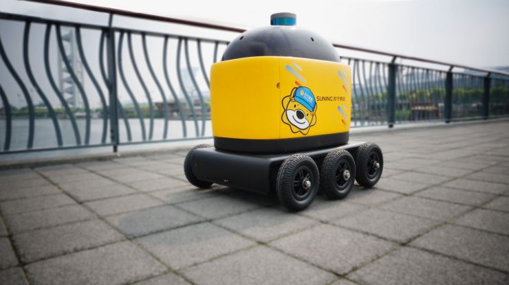 Uber va livra comenzile de mâncare prin roboți cu patru roți