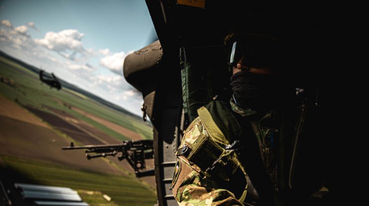 Armata României, într-un exercițiu militar