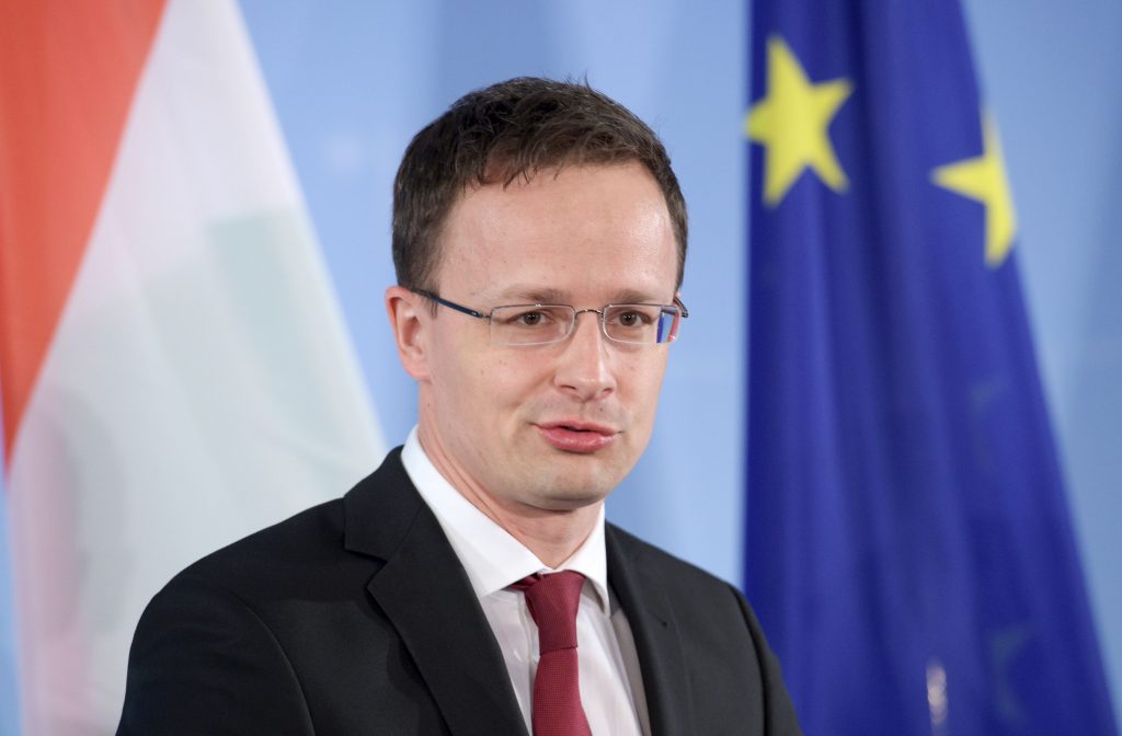Ministrul de externe maghiar, Peter Szijjarto