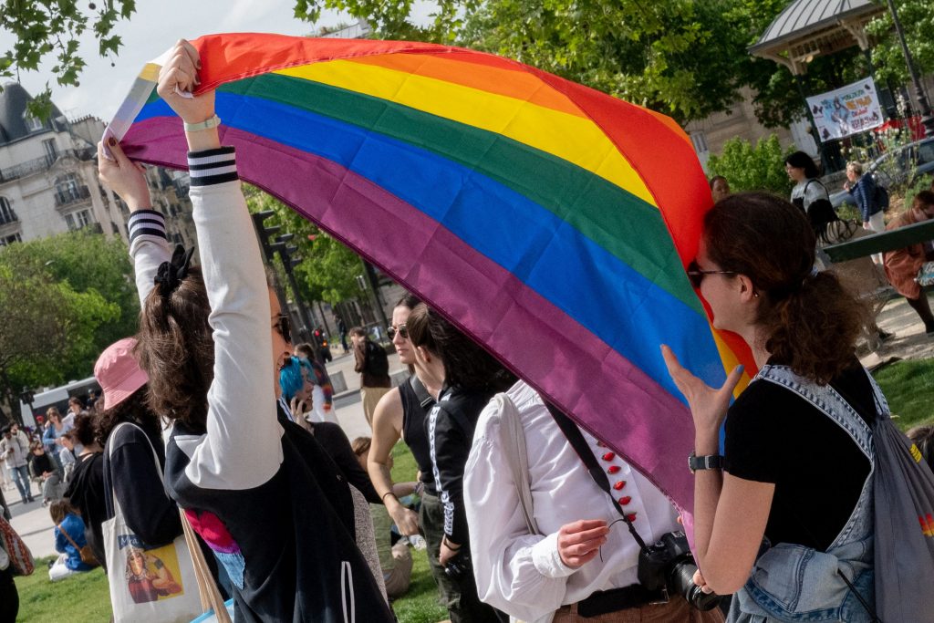 Comunitatea LGBT, în timpul unui marș