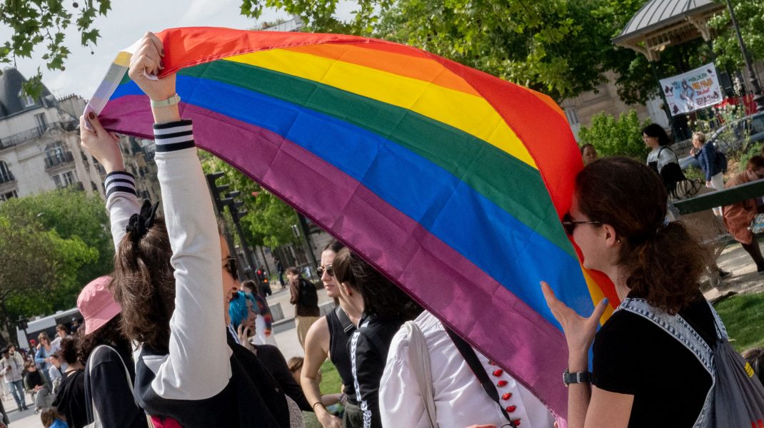 Comunitatea LGBT, în timpul unui marș