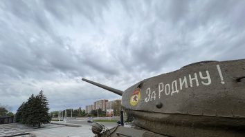 Tancuri sovietice în regiunea Transnistria