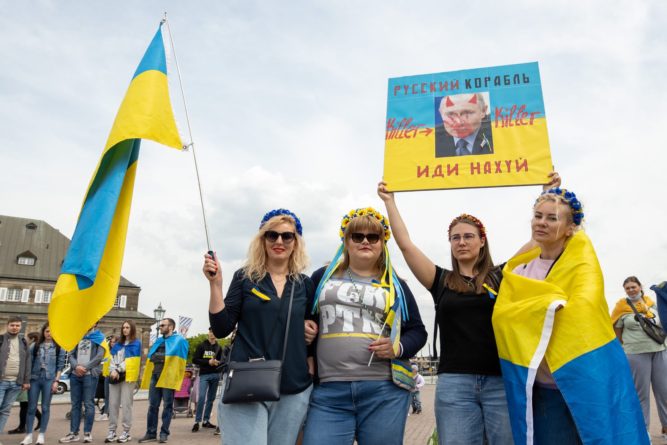 Ucraina, revoltată după ce Berlinul a interzis steagurile și simbolurile ucrainene