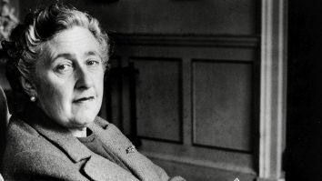 English crime mystery writer Agatha Christie at her home, Greenway House, Devon, England, 1946 / File Reference # 34145-432THA