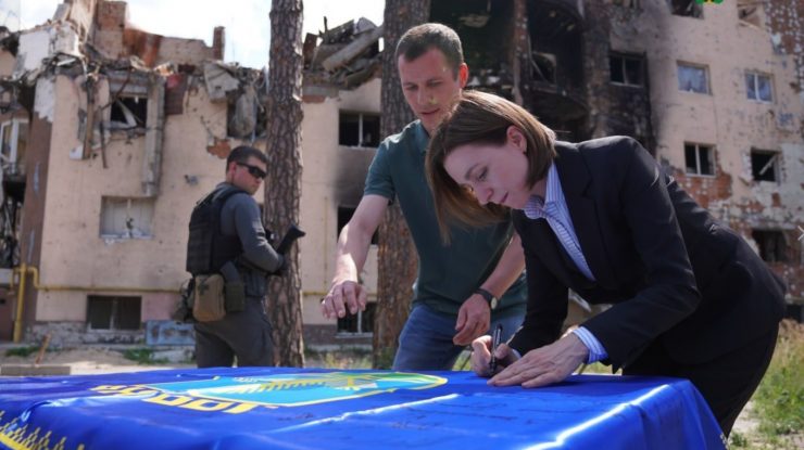 Maia Sandu, la Kiev: „Este o tragedie greu de pus în cuvinte”