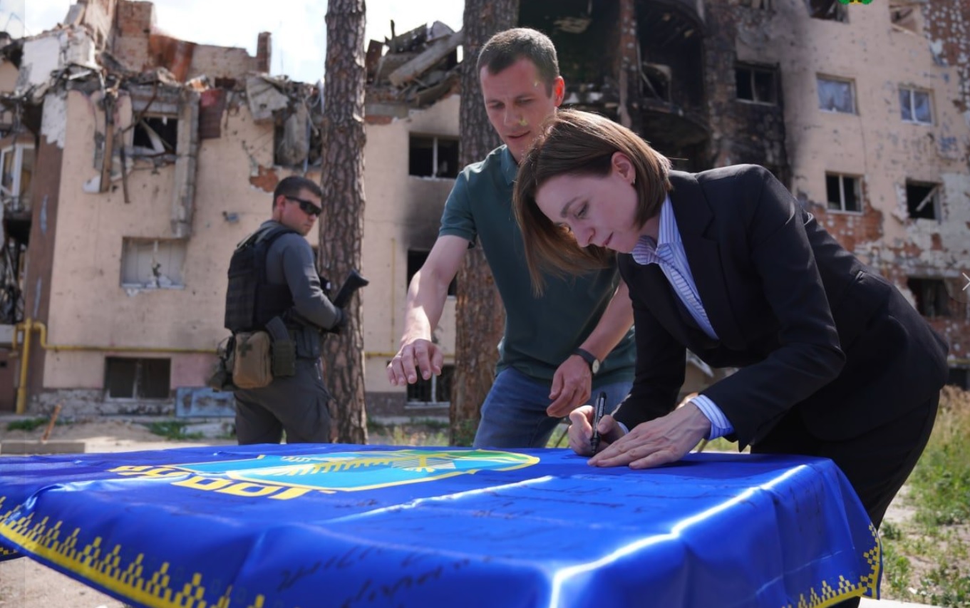 Maia Sandu, la Kiev: „Este o tragedie greu de pus în cuvinte”